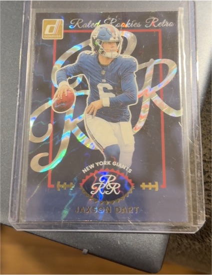 2025 Donruss Rated Rookies Retro #1 Jaxson Dart — front