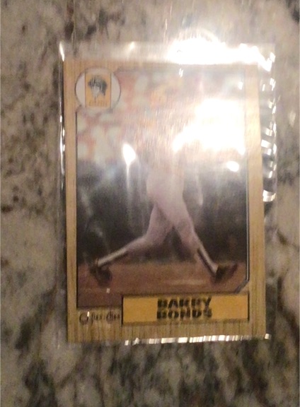 1987 Topps #320 Barry Bonds — front