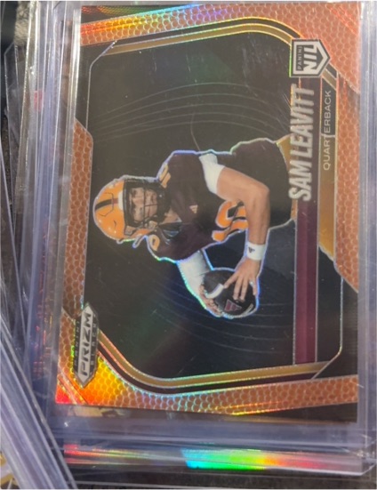2025 Panini Prizm Black #182 Sam Leavitt — front