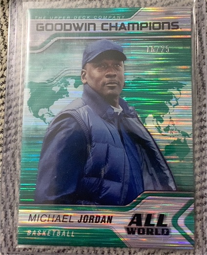 2023 Upper Deck Goodwin Champions #AW-1 Michael Jordan All World — front