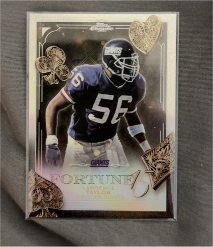 2025 Topps Chrome #F15-32 Lawrence Taylor Fortune 15 — front
