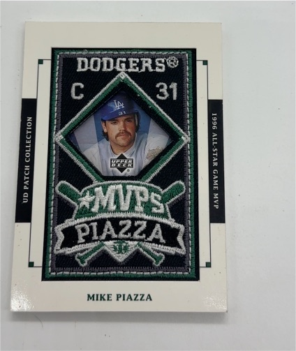 2003 Upper Deck Patch Collection MVP's #MVP-18 Mike Piazza — front