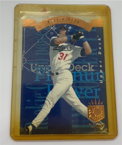 1993 Upper Deck SP Platinum Power #PP15 Mike Piazza — front