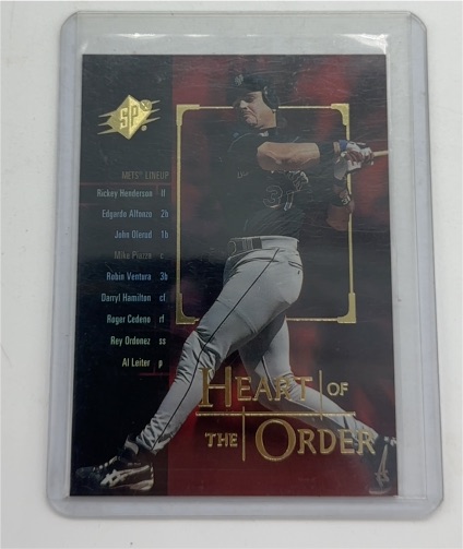 2000 Upper Deck SPx #H-2 Mike Piazza Heart of the Order — front
