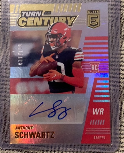 2021 Panini Elite Turn of the Century #TTC-ASC Anthony Schwartz — front