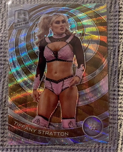 2023 Panini Chronicles WWE Spectra #378 Tiffany Stratton — front