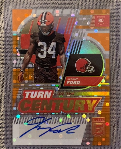 2022 Panini Donruss Elite #TC-58 Jerome Ford Turn of the Century — front