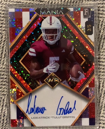 2024 Wild Card Auto Mania #AMAD-LG Lideatrick "Tulu" Griffin — front