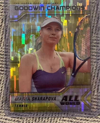 2023 Upper Deck Goodwin Champions #AW-4 Maria Sharapova All World — front