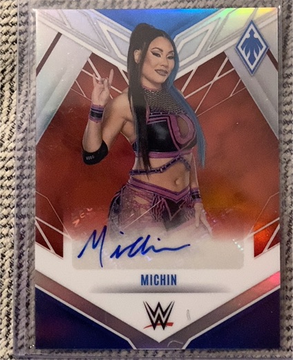 2023 Panini Chronicles WWE #PA-MCN Michin Phoenix Autograph — front