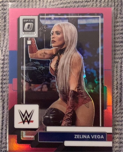 2023 Panini Chronicles Donruss Optic WWE #371 Zelina Vega — front