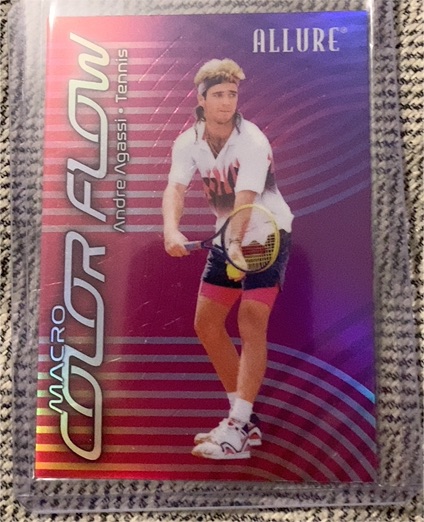 2025 Upper Deck Allure SE Macro Color Flow #CF4-5 Andre Agassi — front