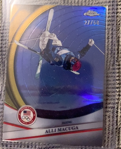 2026 Topps Chrome Winter Olympics #67 Alli Macuga — front