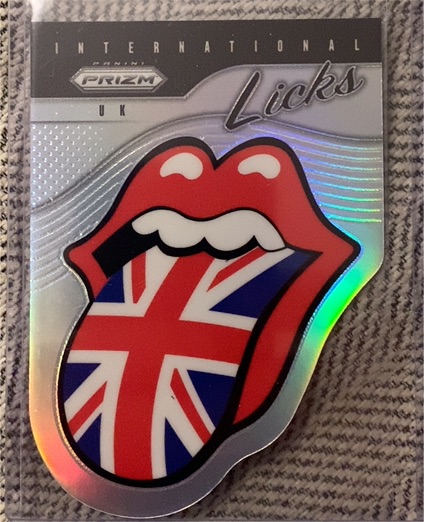 2025 Panini Prizm The Rolling Stones International Licks UK #7 — front