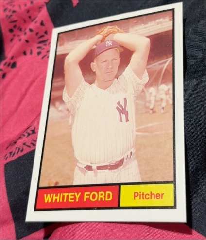 1982 Renata Galasso #3 Whitey Ford — front