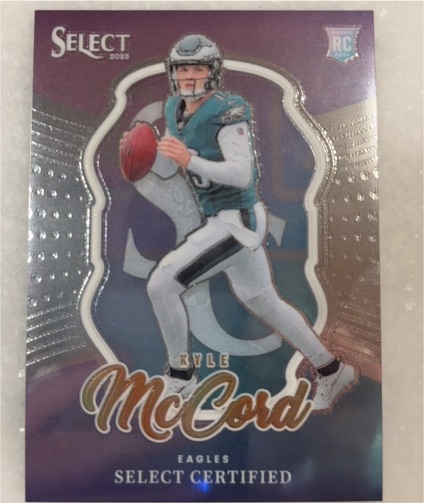 2025 Panini Select #14 Kyle McCord Select Certified Rookies — front