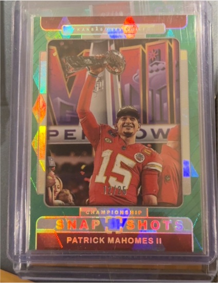2025 Panini Championship Snapshots #2 Patrick Mahomes II — front
