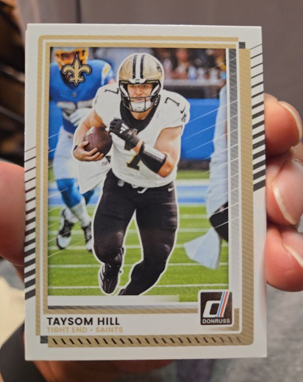 2025 Donruss #168 Taysom Hill New Orleans Saints — front