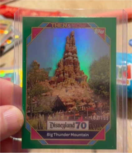 2025 Topps Disneyland 70th #19 Big Thunder Mountain — front