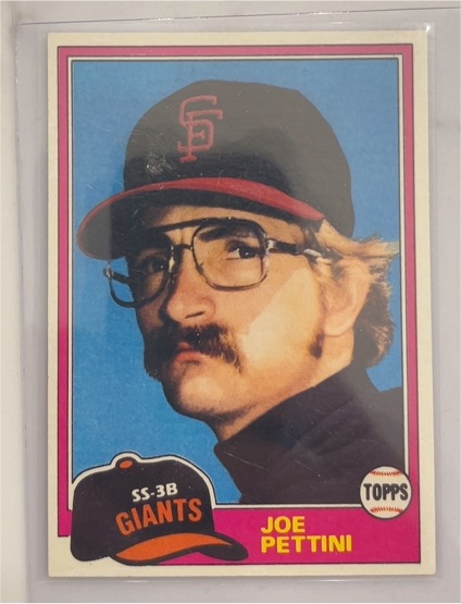 1981 Topps #62 Joe Pettini — front