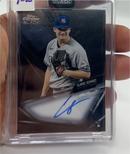 2021 Topps Chrome Black #CBA-CSC Clarke Schmidt — front