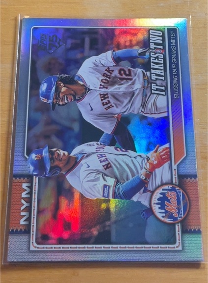 2026 Topps Series 1 #52 It Takes Two Francisco Lindor Juan Soto — front