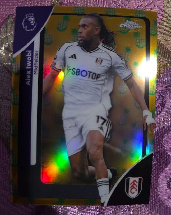 2025-26 Topps Chrome Premier League #94 Alex Iwobi — front