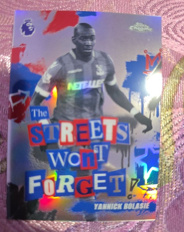 2026 Topps Chrome Premier League #SWF-8 Yannick Bolasie The Streets Won't Forget — front