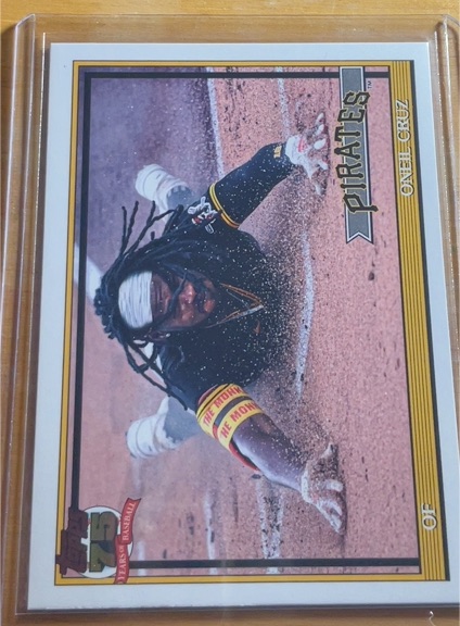 2026 Topps #T91-14 Oneil Cruz 1991 Topps Baseball 35th Anniversary — front