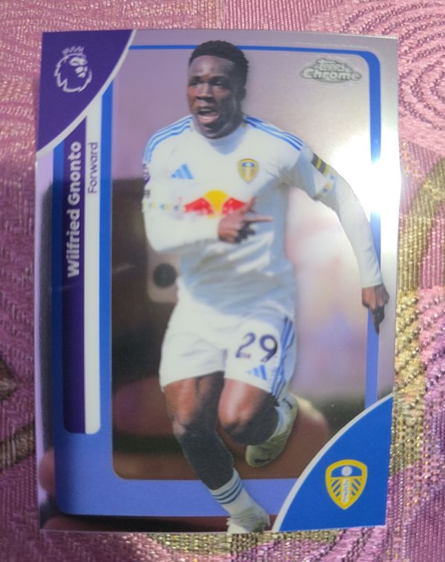 2026 Topps Chrome Premier League #106 Wilfried Gnonto — front