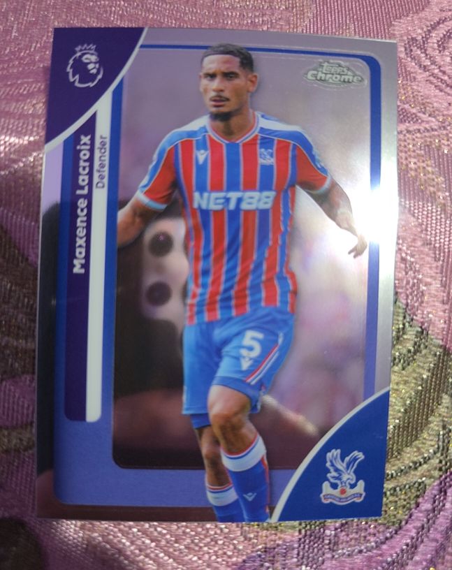2026 Topps Chrome Premier League #78 Maxence Lacroix — front