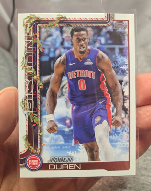 2025-26 Topps Holiday #H33 Jalen Duren — front