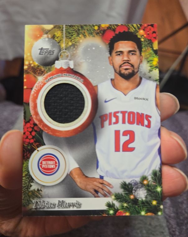 2025-26 Topps Holiday #PR-TH Tobias Harris — front
