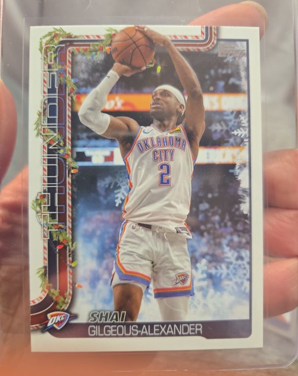 2025-26 Topps Holiday #H90 Shai Gilgeous-Alexander — front