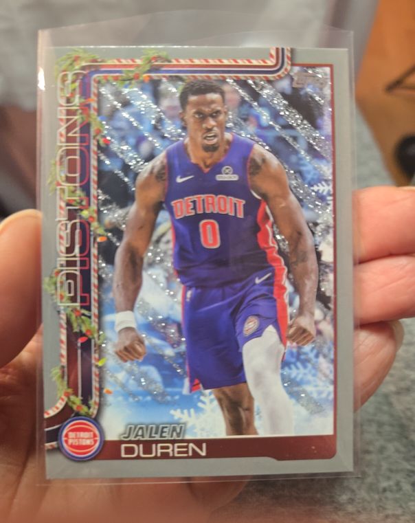 2025-26 Topps Holiday #H33 Jalen Duren — front