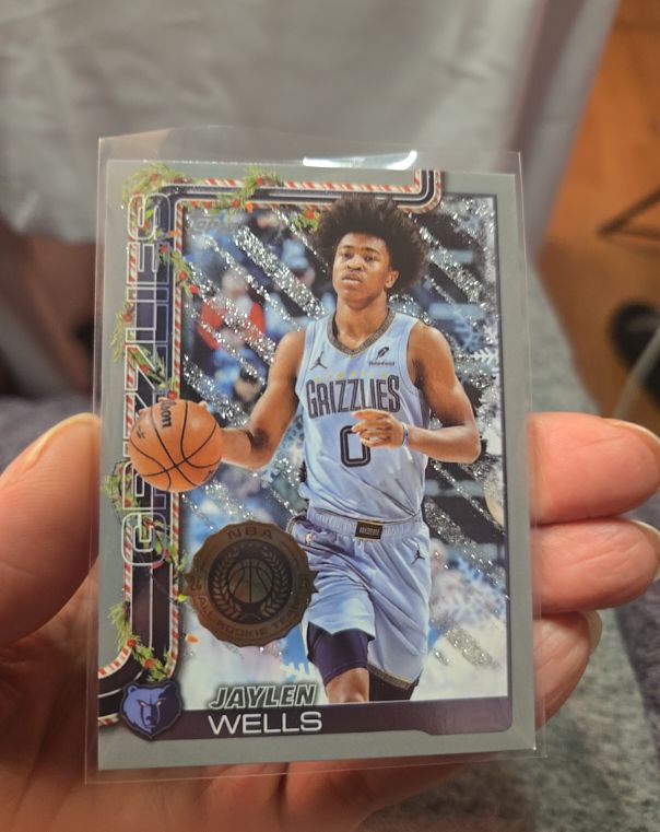 2025-26 Topps Holiday #H147 Jaylen Wells — front