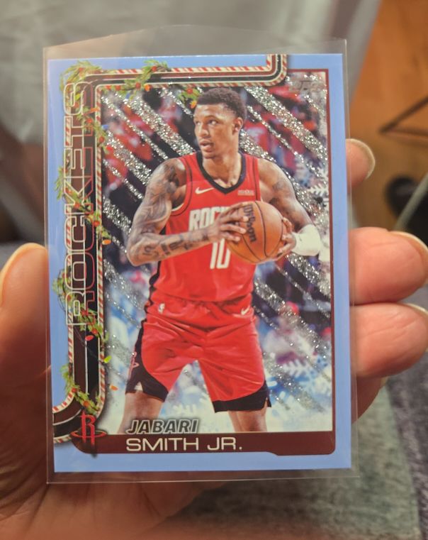 2025-26 Topps Holiday #H142 Jabari Smith Jr. — front