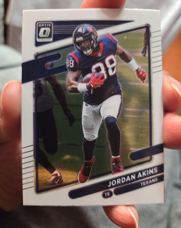 2021 Donruss Optic #103 Jordan Akins Houston Texans — front
