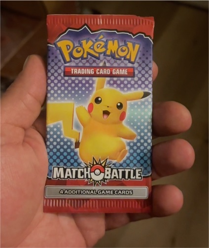 2022 Pokémon Match Battle McDonald's Booster Pack — front