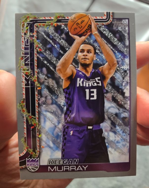 2025-26 Topps Holiday #H133 Keegan Murray — front