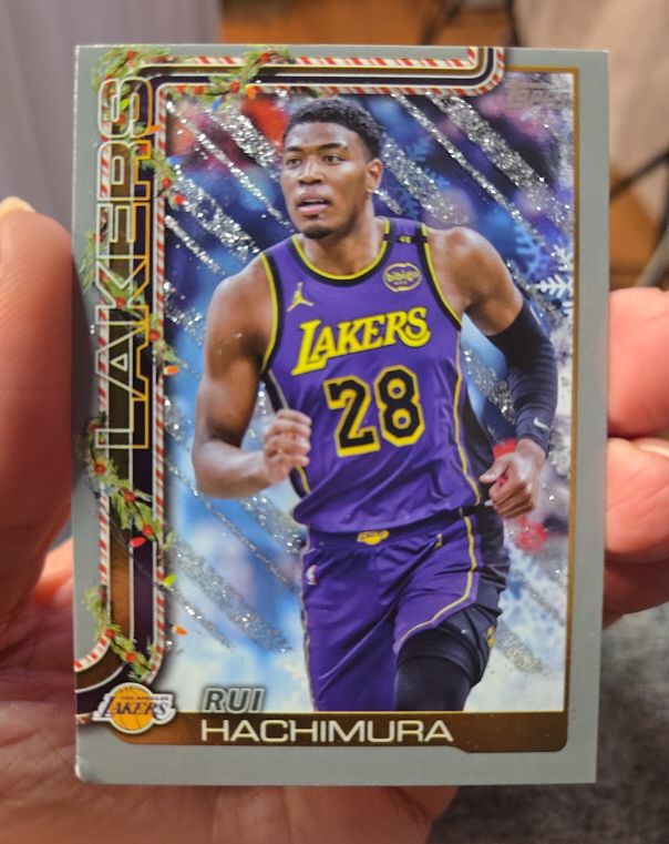 2025-26 Topps Holiday #H123 Rui Hachimura — front
