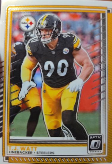2025 Panini Donruss Optic #100 T.J. Watt — front