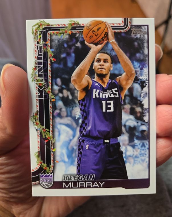 2025-26 Topps Holiday #H133 Keegan Murray — front