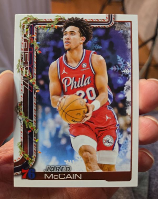 2025-26 Topps Holiday Basketball #H20 Jared McCain — front