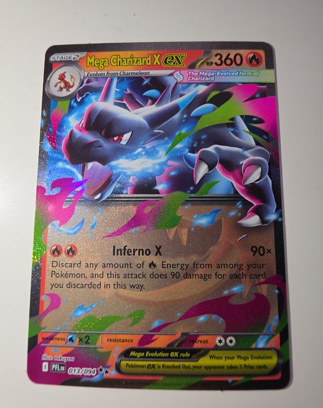 Mega Charizard X ex 013/094 — front