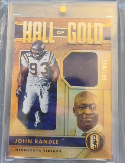 2020 Panini Gold Standard Hall of Gold #HOG-90 John Randle — front