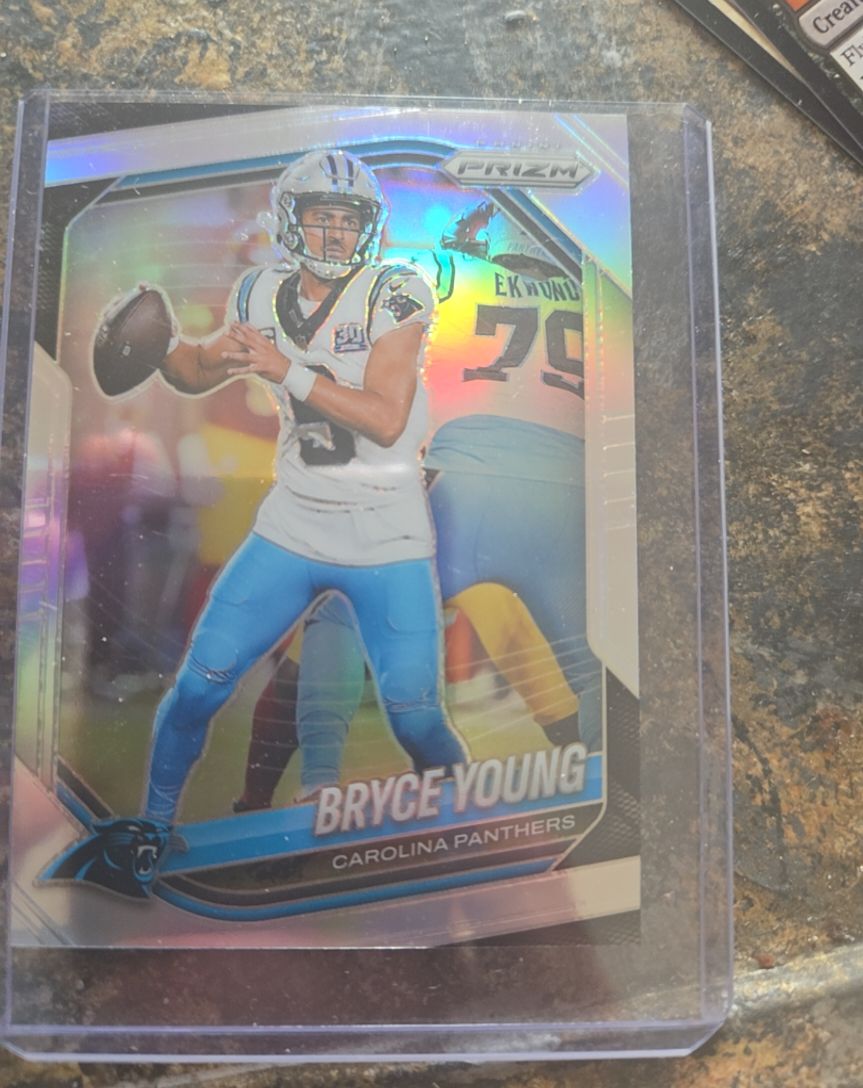 2025 Panini Prizm #5 Bryce Young Silver Prizm Carolina Panthers — front
