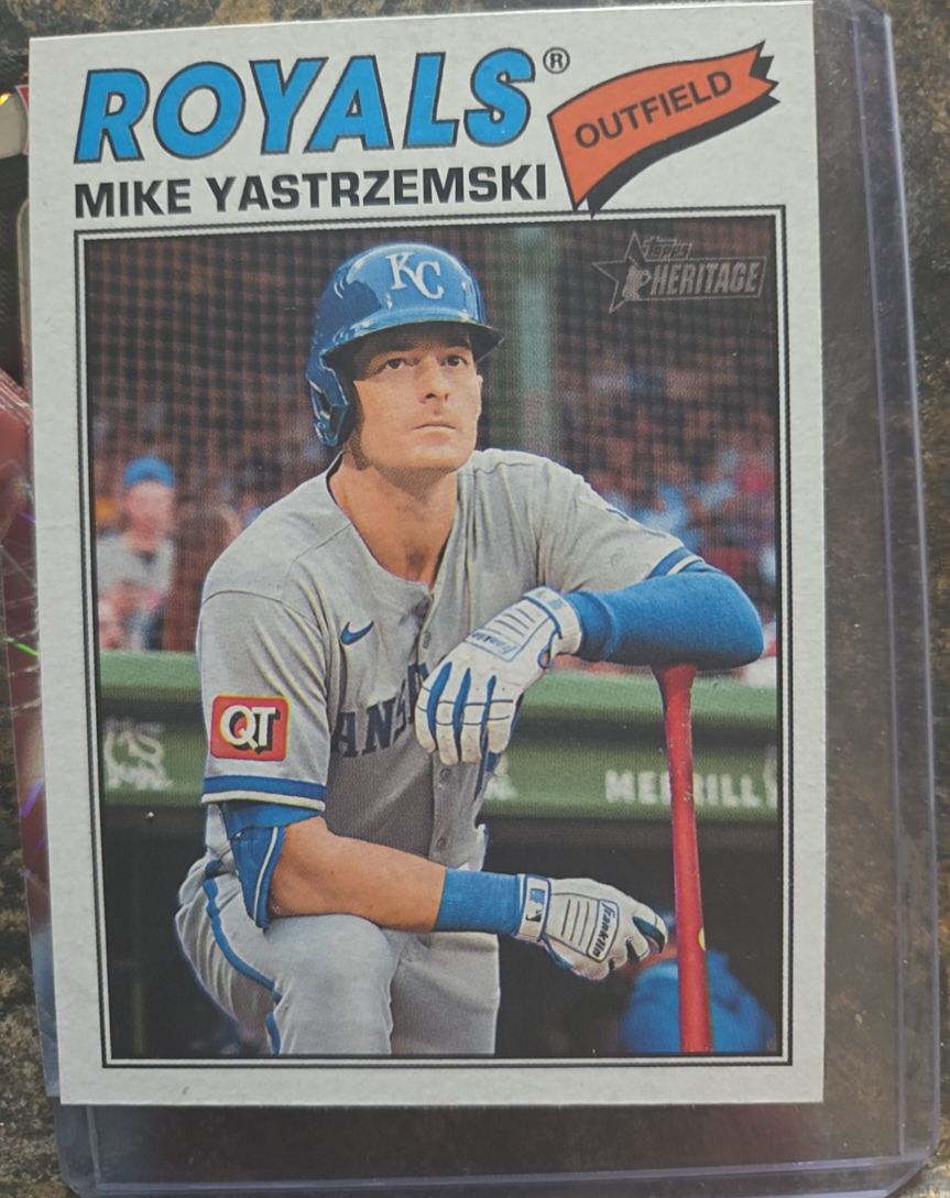 2026 Topps Heritage #63 Mike Yastrzemski — front