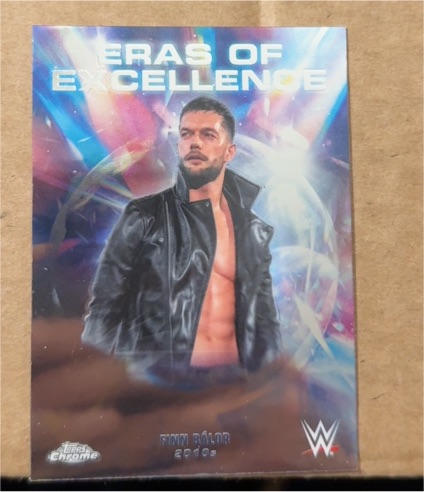 2026 Topps Chrome WWE #ERA-19 Finn Balor Eras of Excellence Insert — front