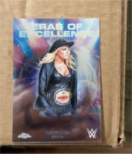 2026 Topps Chrome WWE #ERA-35 Trish Stratus Eras of Excellence — front